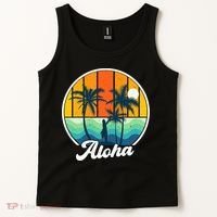 Aloha Hawaii Hawaiian Island Funny Summer Tank Top thumb 2