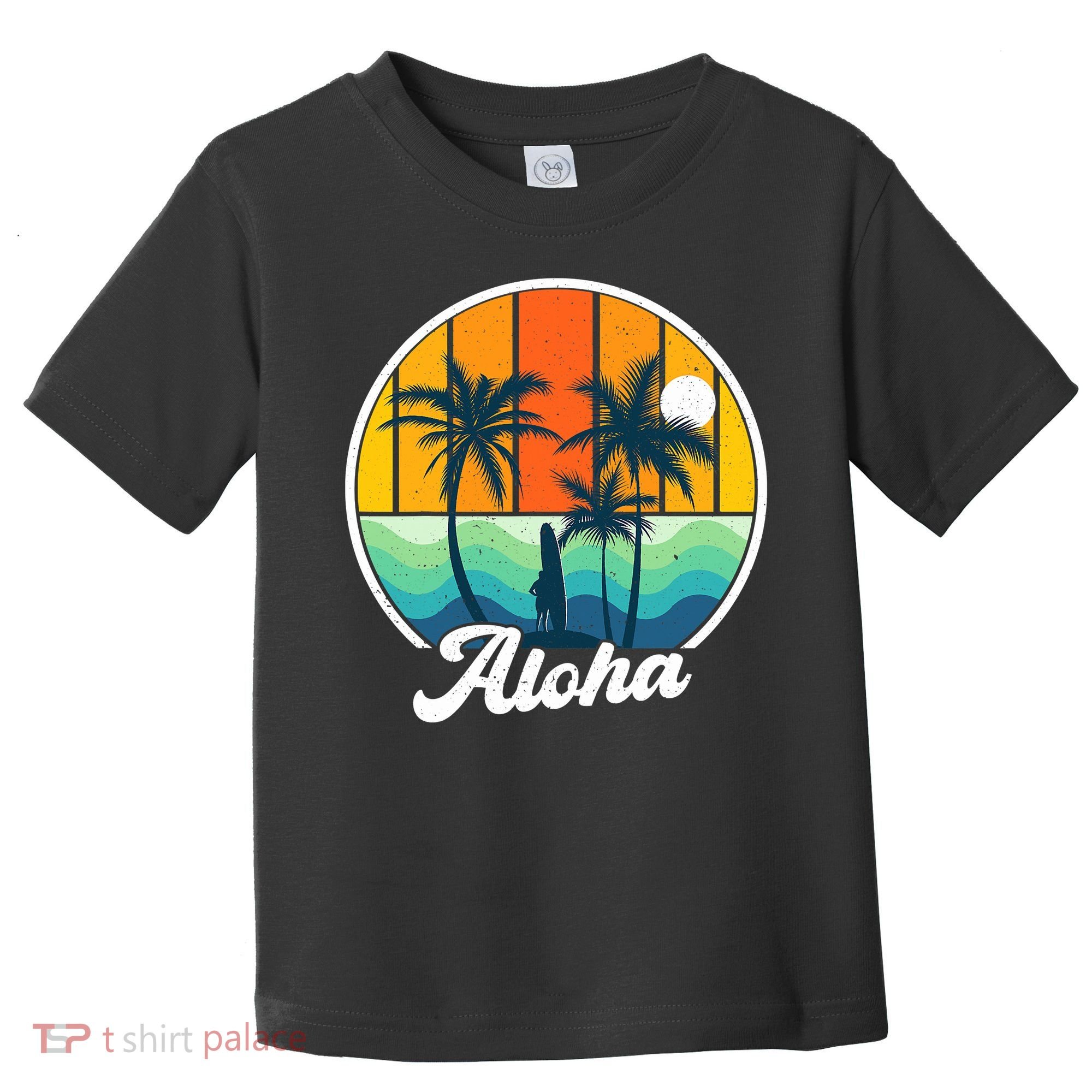 Aloha Hawaii Hawaiian Island Funny Summer Toddler T-Shirt