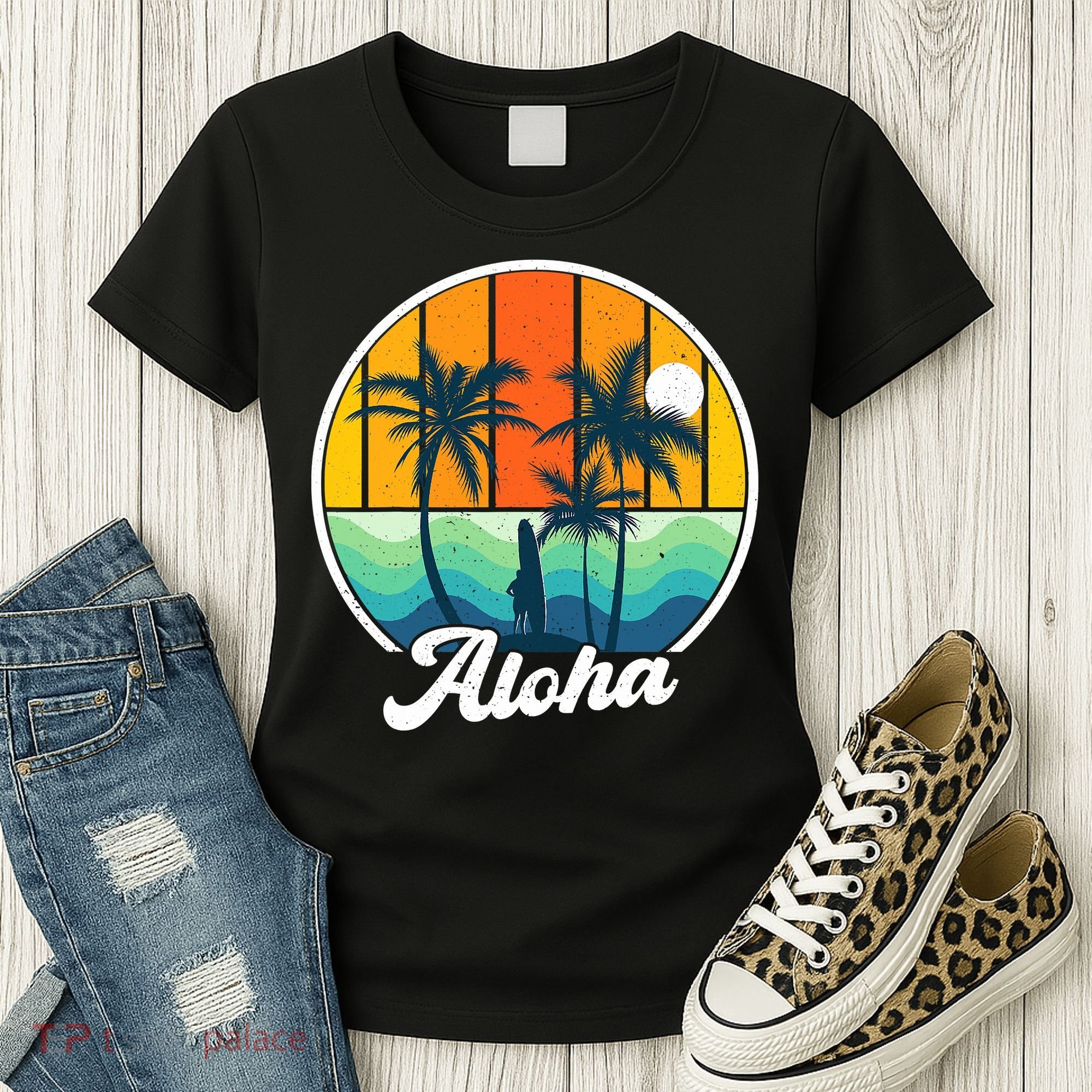 Aloha Hawaii Hawaiian Island Funny Summer Women's T-Shirt