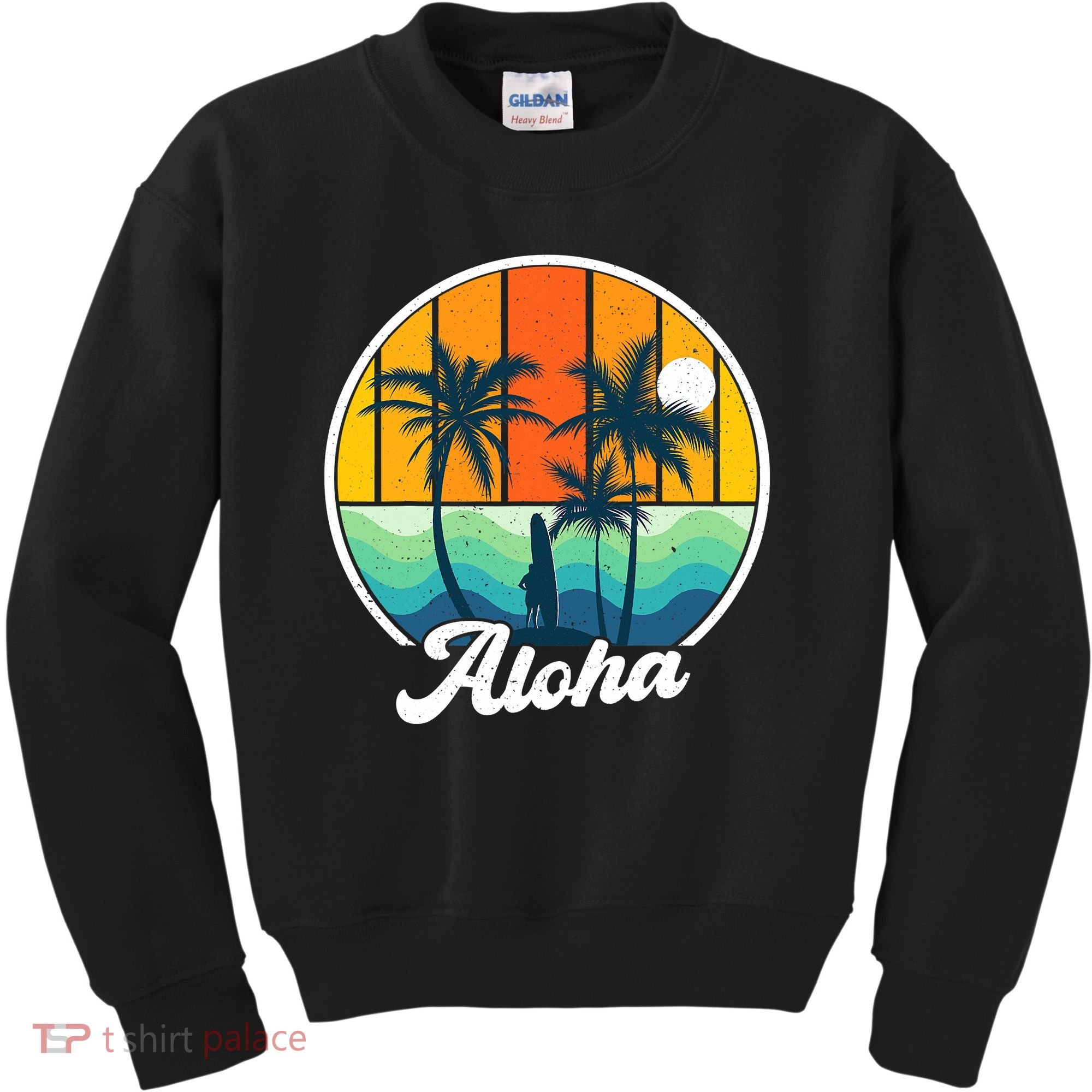 Aloha Hawaii Hawaiian Island Funny Summer Kids Sweatshirt