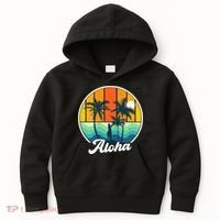Aloha Hawaii Hawaiian Island Funny Summer Kids Hoodie thumb 0