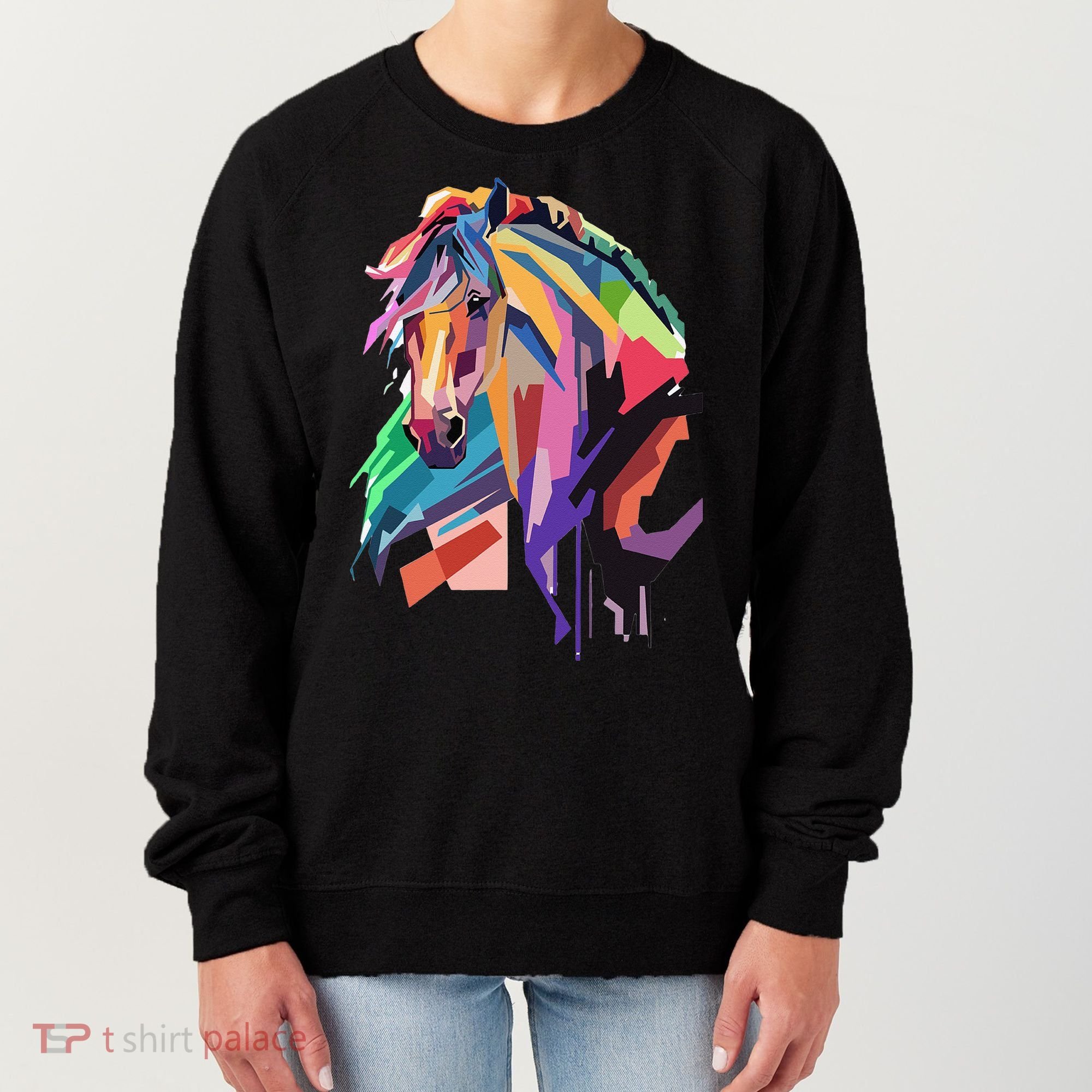 Awesome Horse Horseback Riding Equestrian Lovers Women's Sweatshirt