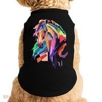 Awesome Horse Horseback Riding Equestrian Lovers Doggie Tank thumb 0