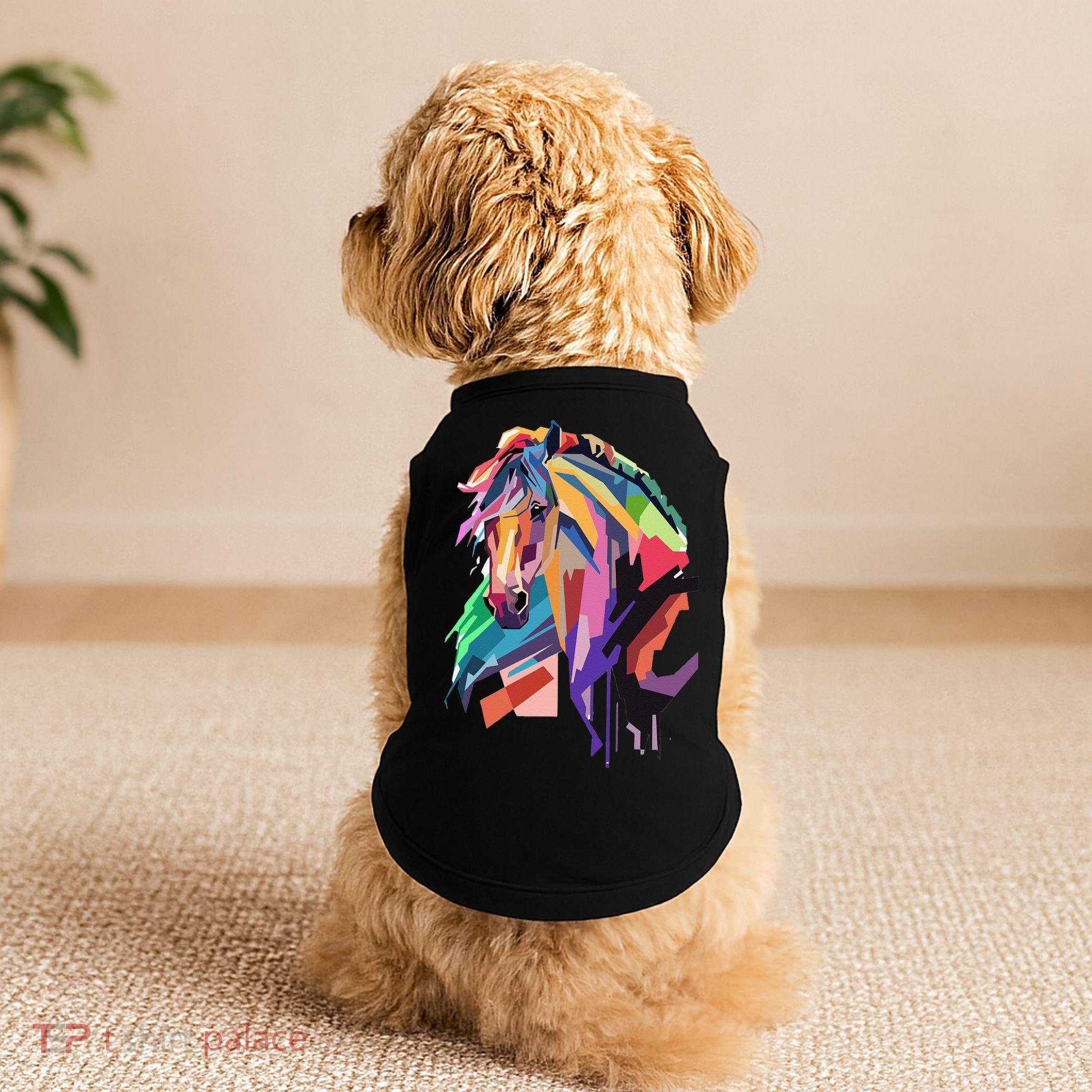 Awesome Horse Horseback Riding Equestrian Lovers Doggie Tank