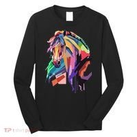 Awesome Horse Horseback Riding Equestrian Lovers Long Sleeve Shirt thumb 0