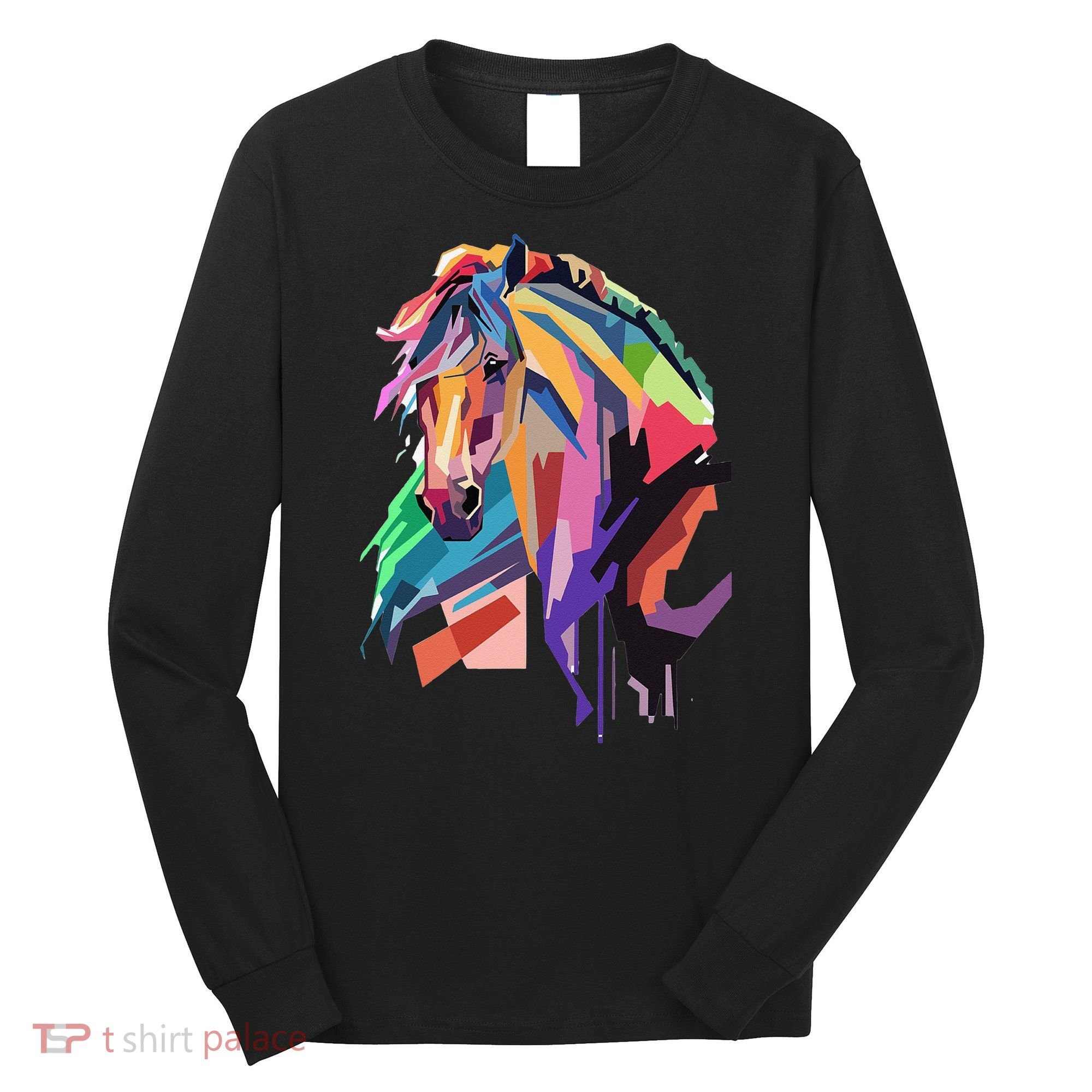 Awesome Horse Horseback Riding Equestrian Lovers Long Sleeve Shirt