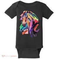 Awesome Horse Horseback Riding Equestrian Lovers Baby Bodysuit thumb 0