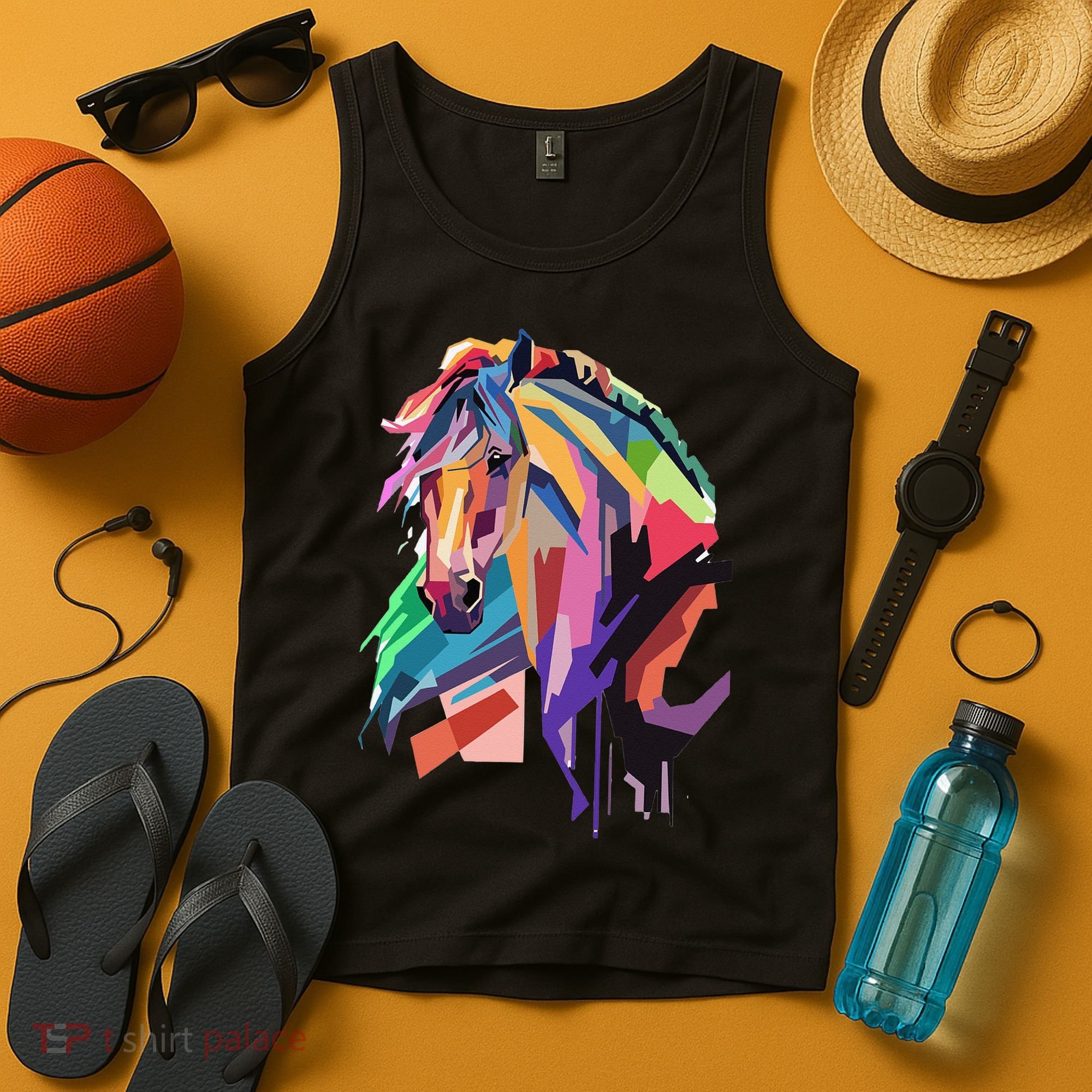Awesome Horse Horseback Riding Equestrian Lovers Tank Top