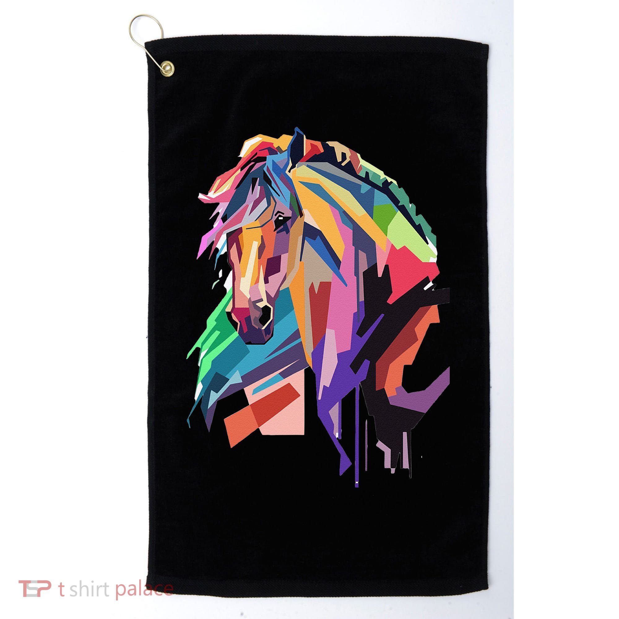 Awesome Horse Horseback Riding Equestrian Lovers Golf Towel