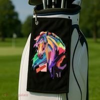 Awesome Horse Horseback Riding Equestrian Lovers Golf Towel thumb 2