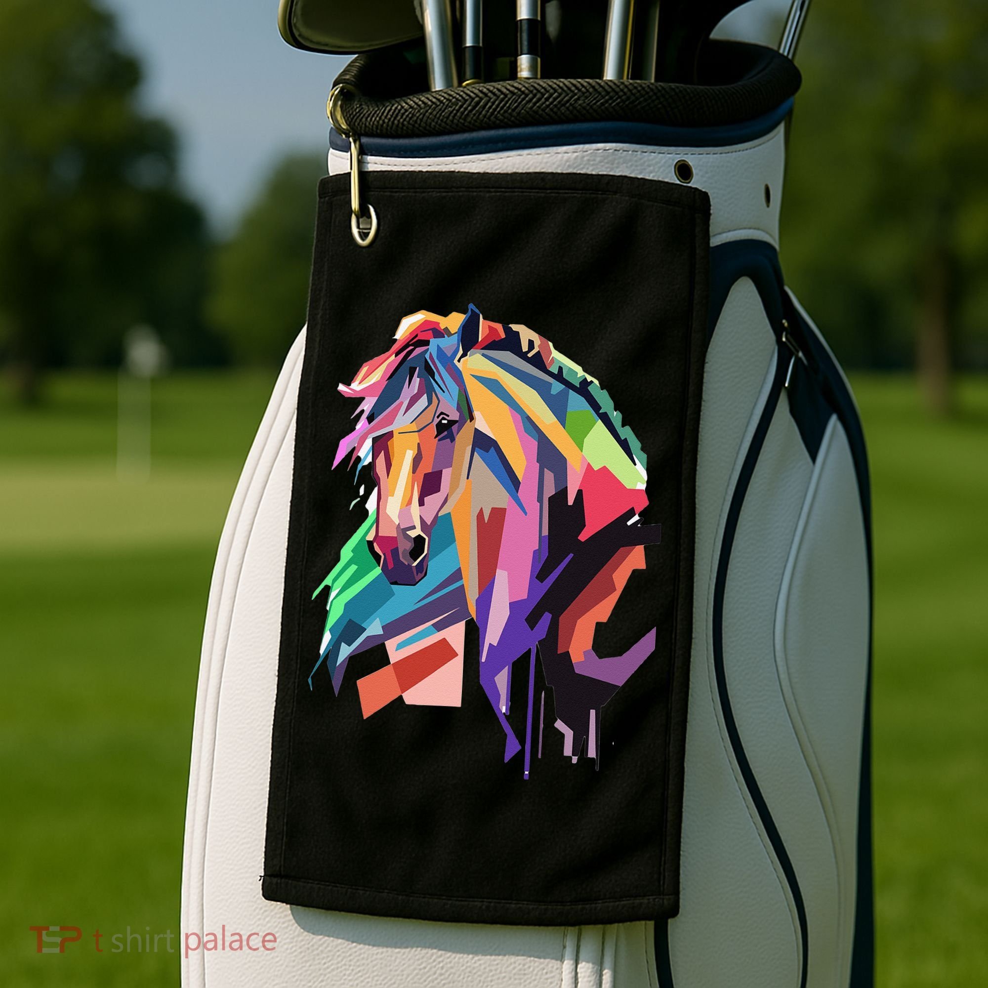 Awesome Horse Horseback Riding Equestrian Lovers Golf Towel