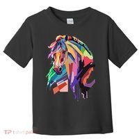 Awesome Horse Horseback Riding Equestrian Lovers Toddler T-Shirt thumb 0