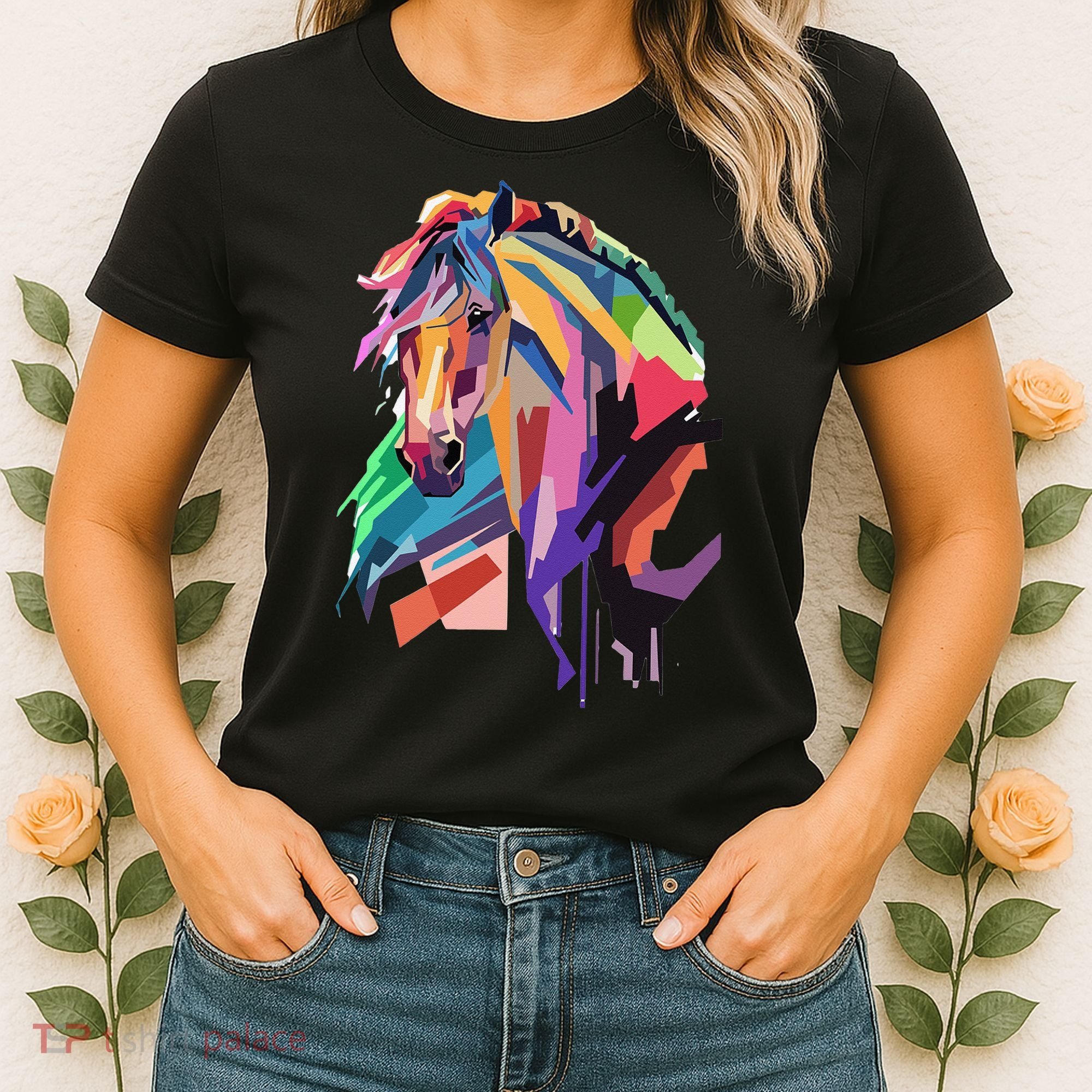 Awesome Horse Horseback Riding Equestrian Lovers Women's T-Shirt