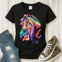 Awesome Horse Horseback Riding Equestrian Lovers Women's T-Shirt thumb 3