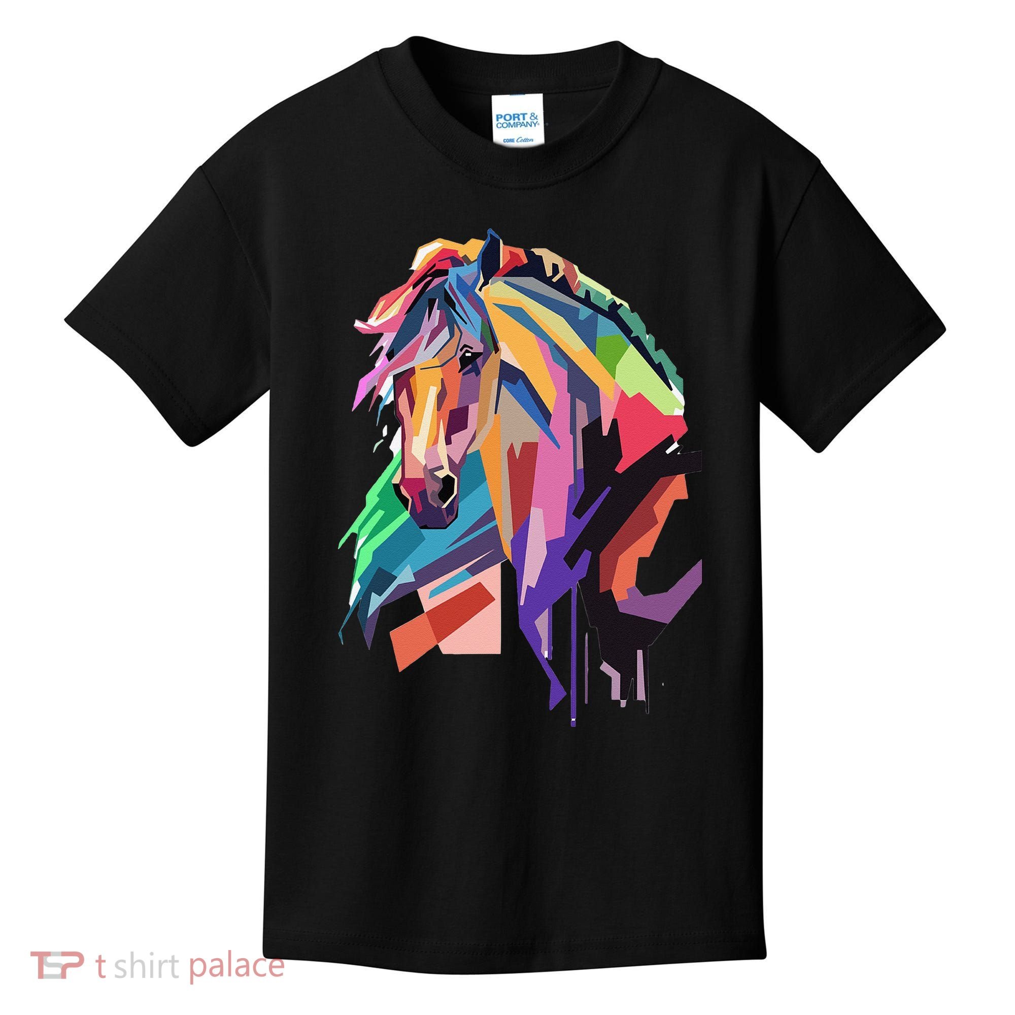 Awesome Horse Horseback Riding Equestrian Lovers Kids T-Shirt