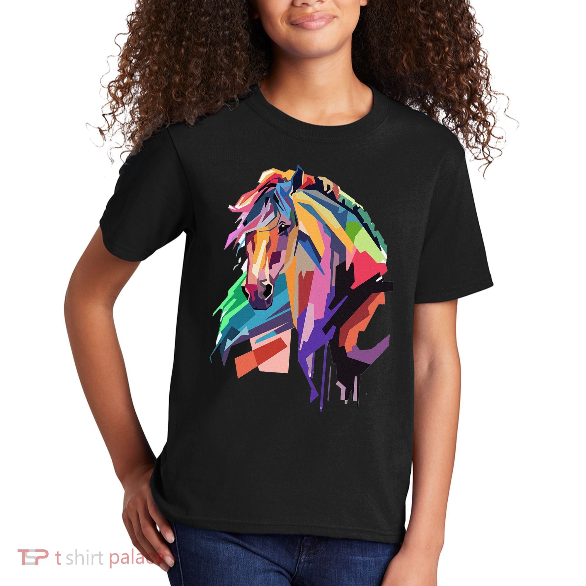 Awesome Horse Horseback Riding Equestrian Lovers Kids T-Shirt