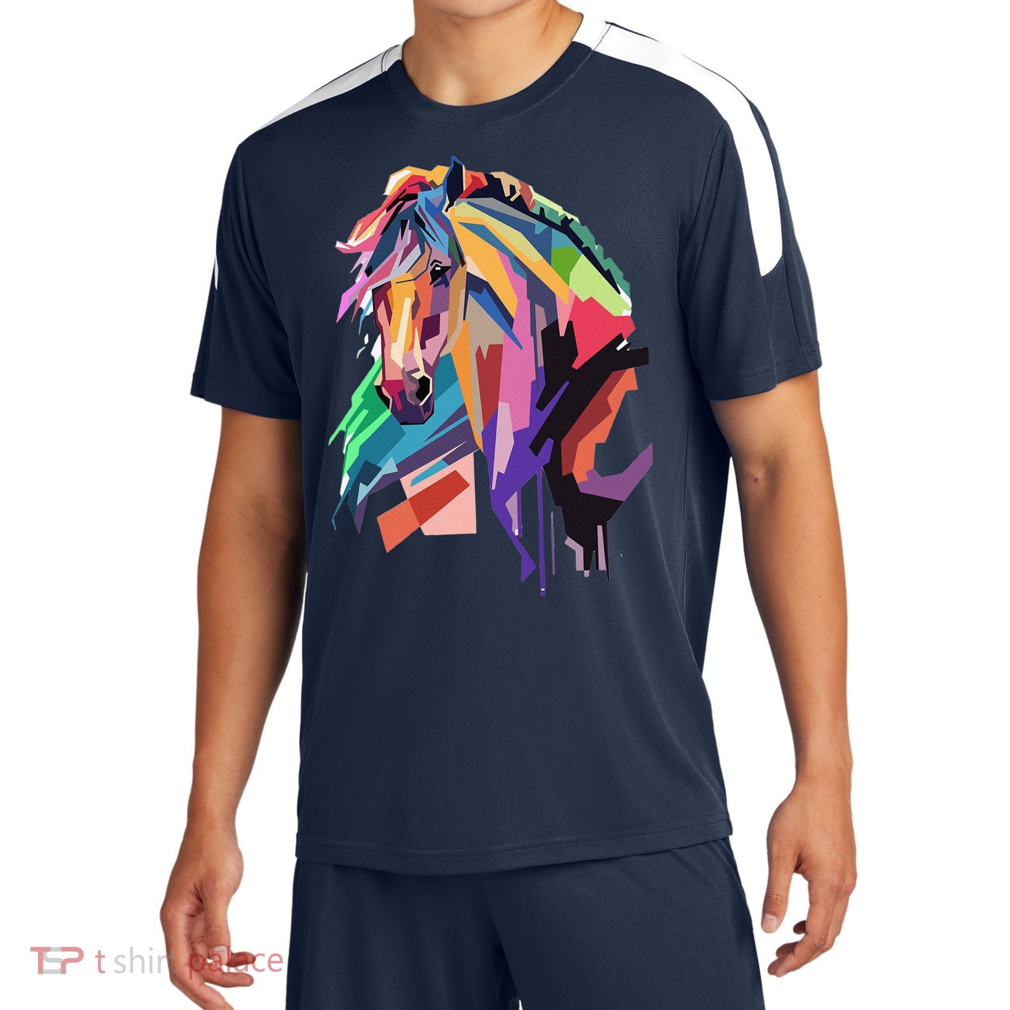 Awesome Horse Horseback Riding Equestrian Lovers Sport-Tek Competitor United Soccer Jersey