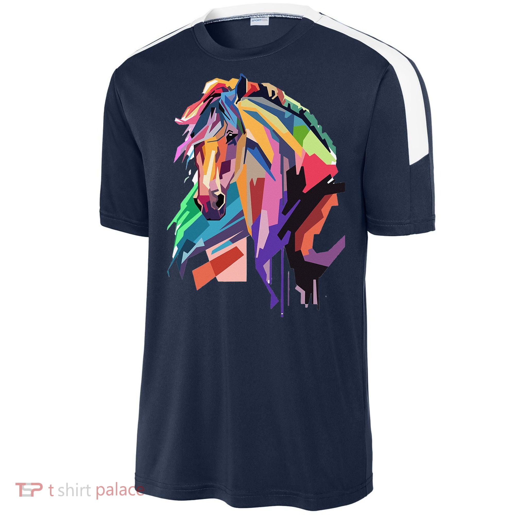 Awesome Horse Horseback Riding Equestrian Lovers Sport-Tek Competitor United Soccer Jersey
