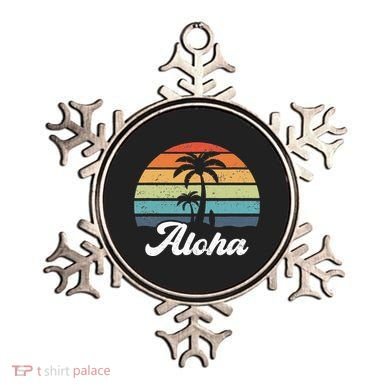 Aloha Hawaii Hawaiian Island Palm Beach Surfboard Surf Ornament