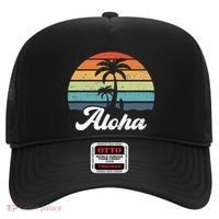 Aloha Hawaii Hawaiian Island Palm Beach Surfboard Surf Hat thumb 0