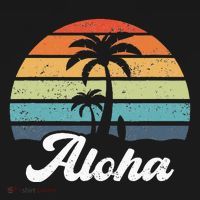 Aloha Hawaii Hawaiian Island Palm Beach Surfboard Surf Tank Top thumb 6
