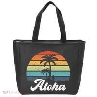 Aloha Hawaii Hawaiian Island Palm Beach Surfboard Surf Tote Bag thumb 0