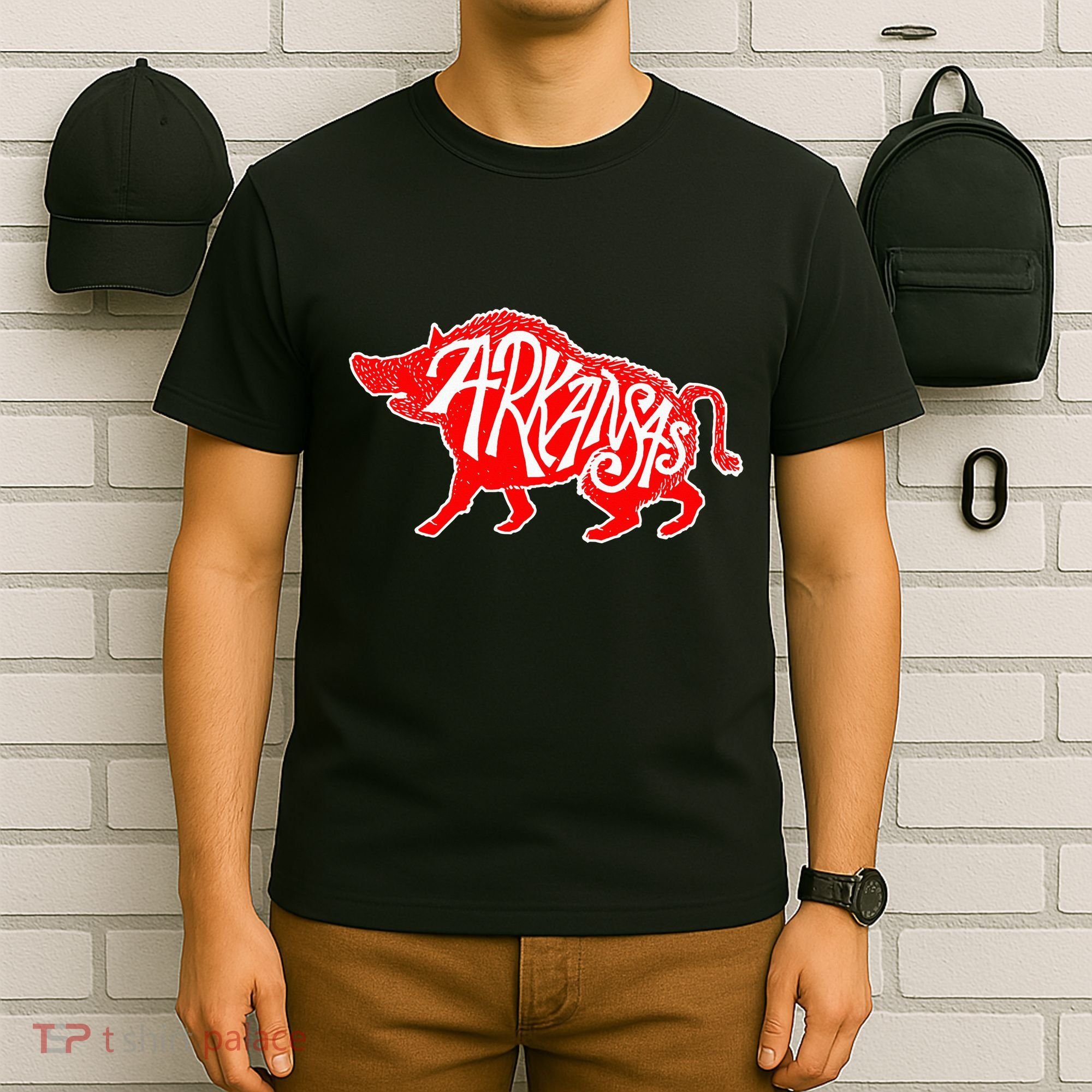 Arkansas Hog Hunting Animal Wild Boar Vintage T-Shirt