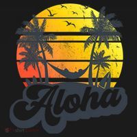 Aloha Hawaii Hawaiian Island Palm Trees Beach Vacation Ornament thumb 1