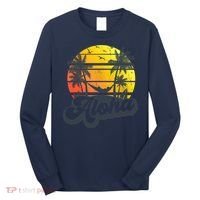 Aloha Hawaii Hawaiian Island Palm Trees Beach Vacation Long Sleeve Shirt thumb 0