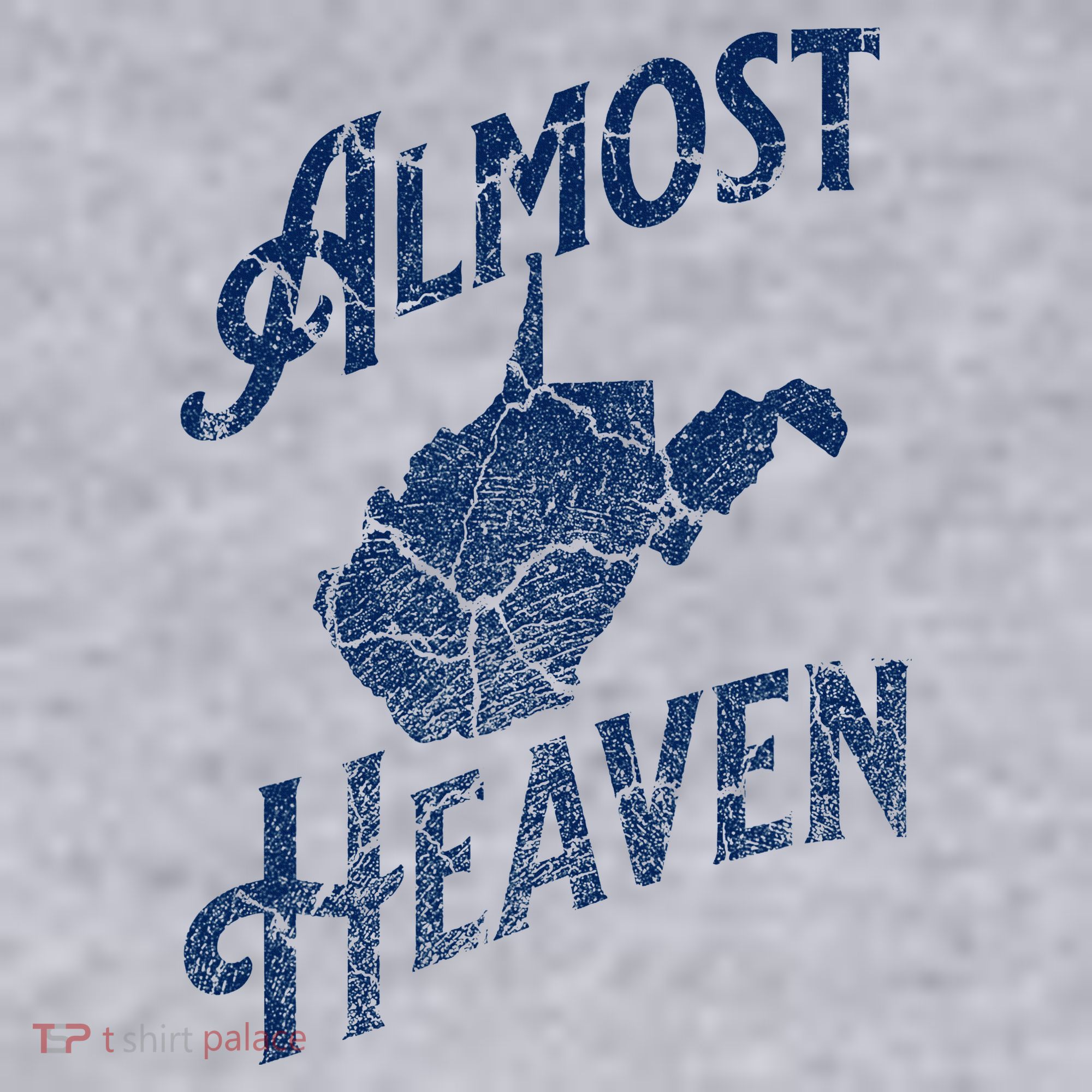 Almost Heaven Home West Virginia Map 304 Wv Women's Sweatshirt