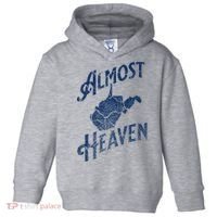Almost Heaven Home West Virginia Map 304 Wv Toddler Hoodie thumb 0