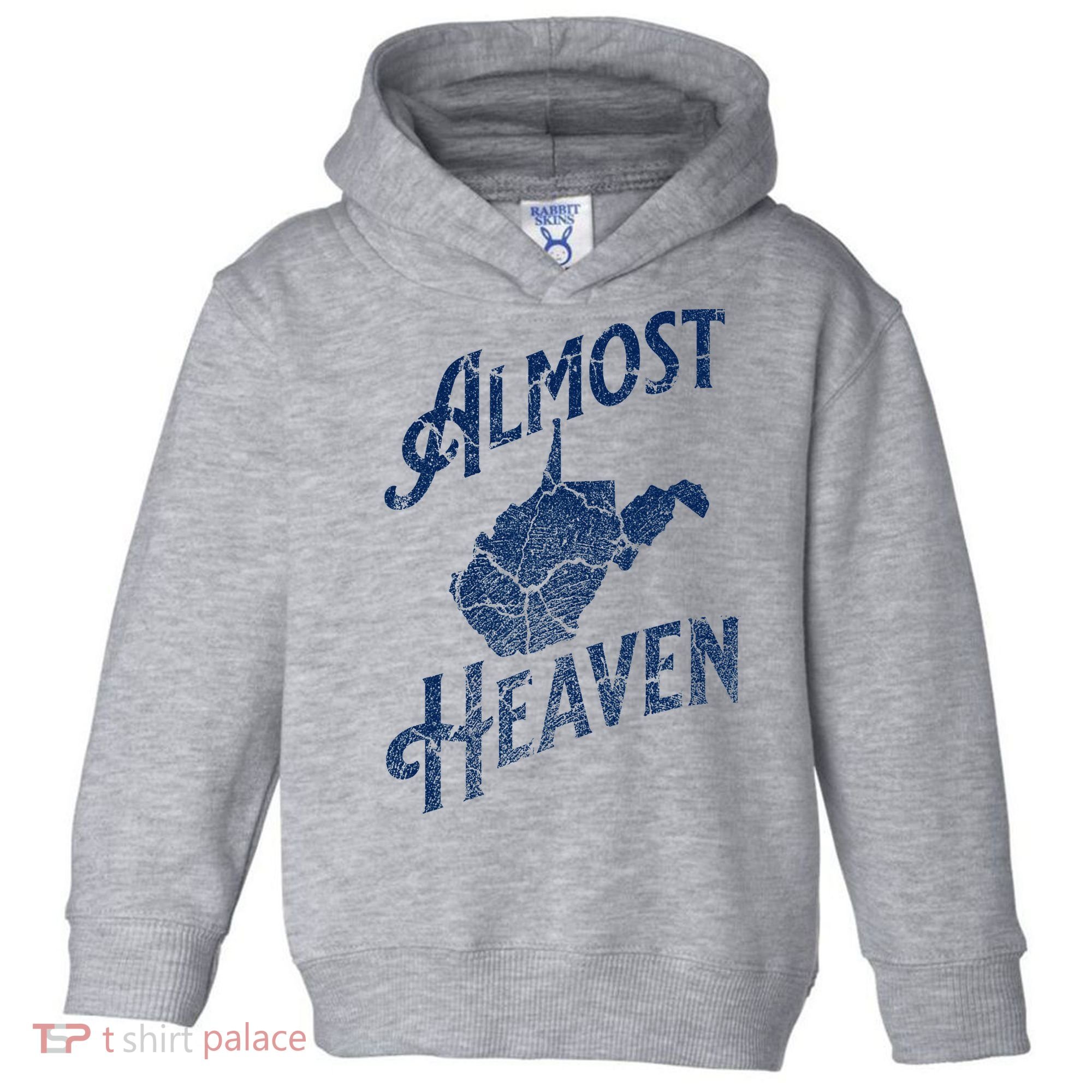 Almost Heaven Home West Virginia Map 304 Wv Toddler Hoodie