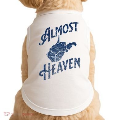 Almost Heaven Home West Virginia Map 304 Wv Doggie Tank