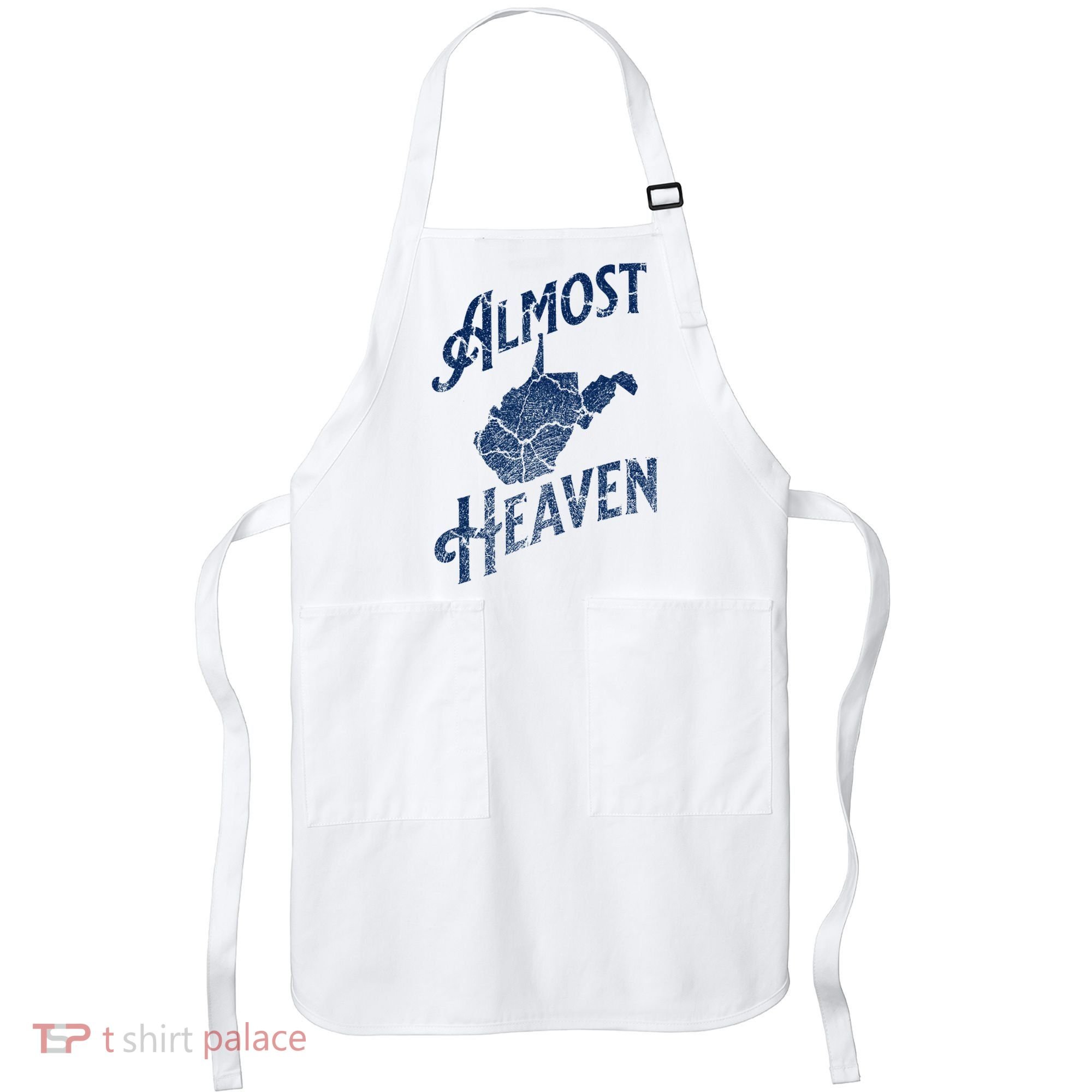 Almost Heaven Home West Virginia Map 304 Wv Apron
