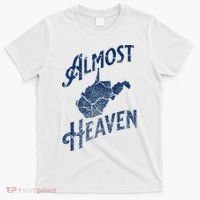 Almost Heaven Home West Virginia Map 304 Wv T-Shirt thumb 0