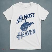Almost Heaven Home West Virginia Map 304 Wv T-Shirt thumb 5