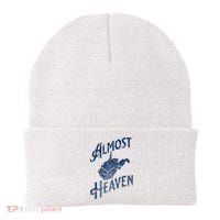 Almost Heaven Home West Virginia Map 304 Wv Beanie thumb 0