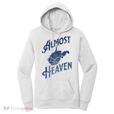 Almost Heaven Home West Virginia Map 304 Wv Women's Hoodie