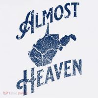 Almost Heaven Home West Virginia Map 304 Wv Mousepad thumb 1