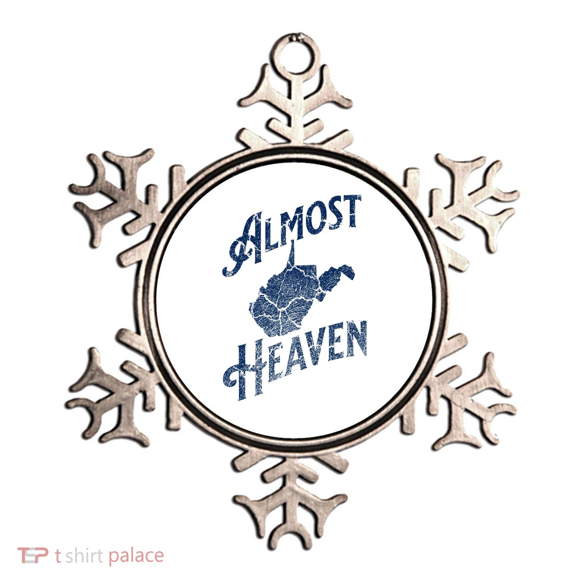 Almost Heaven Home West Virginia Map 304 Wv Ornament