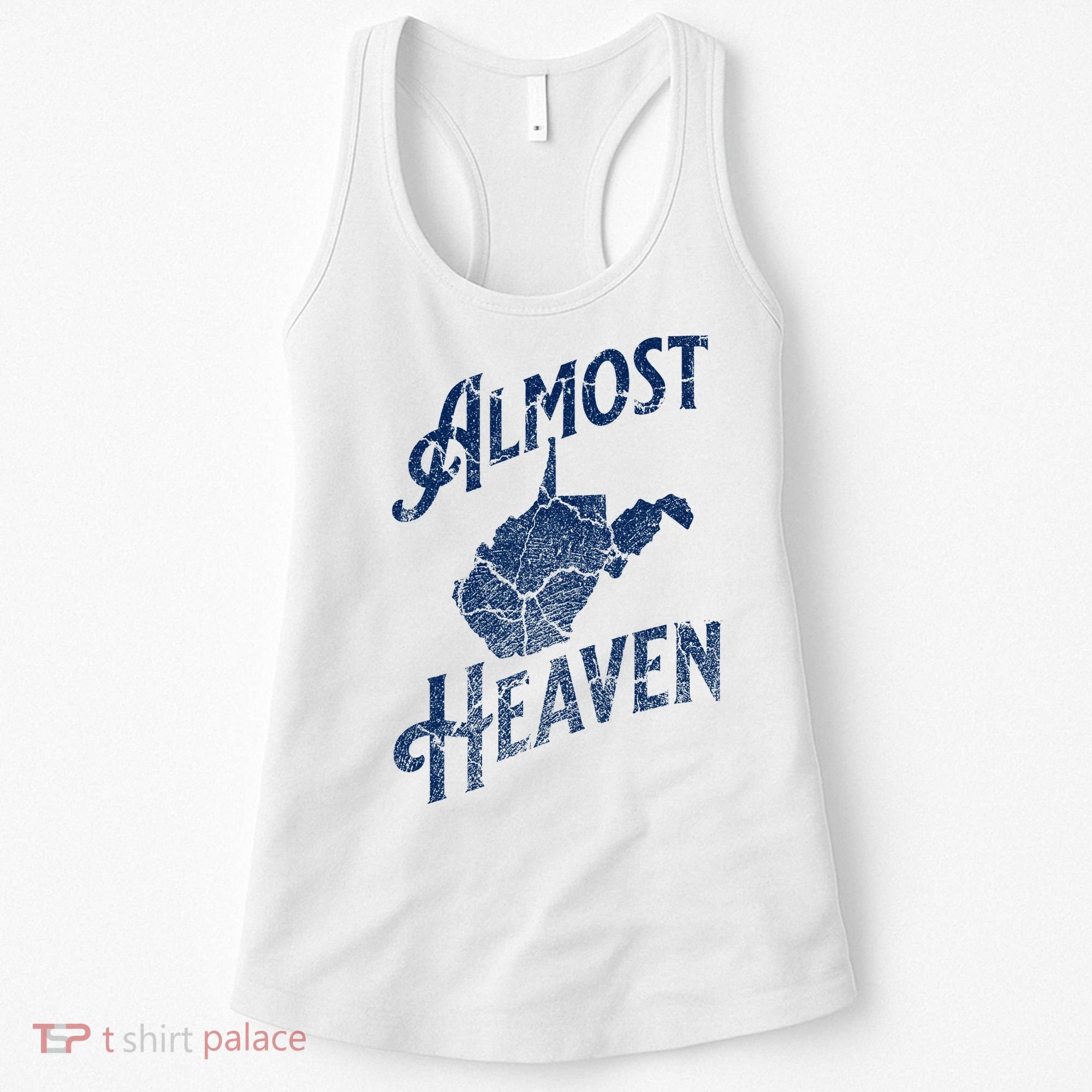 Almost Heaven Home West Virginia Map 304 Wv Women's Tank Top