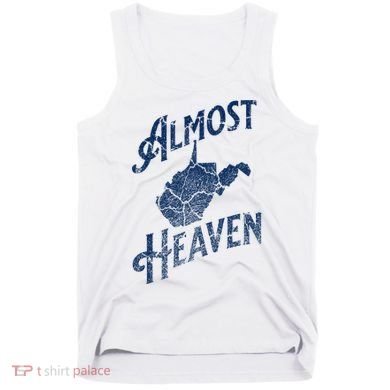 Almost Heaven Home West Virginia Map 304 Wv Tank Top