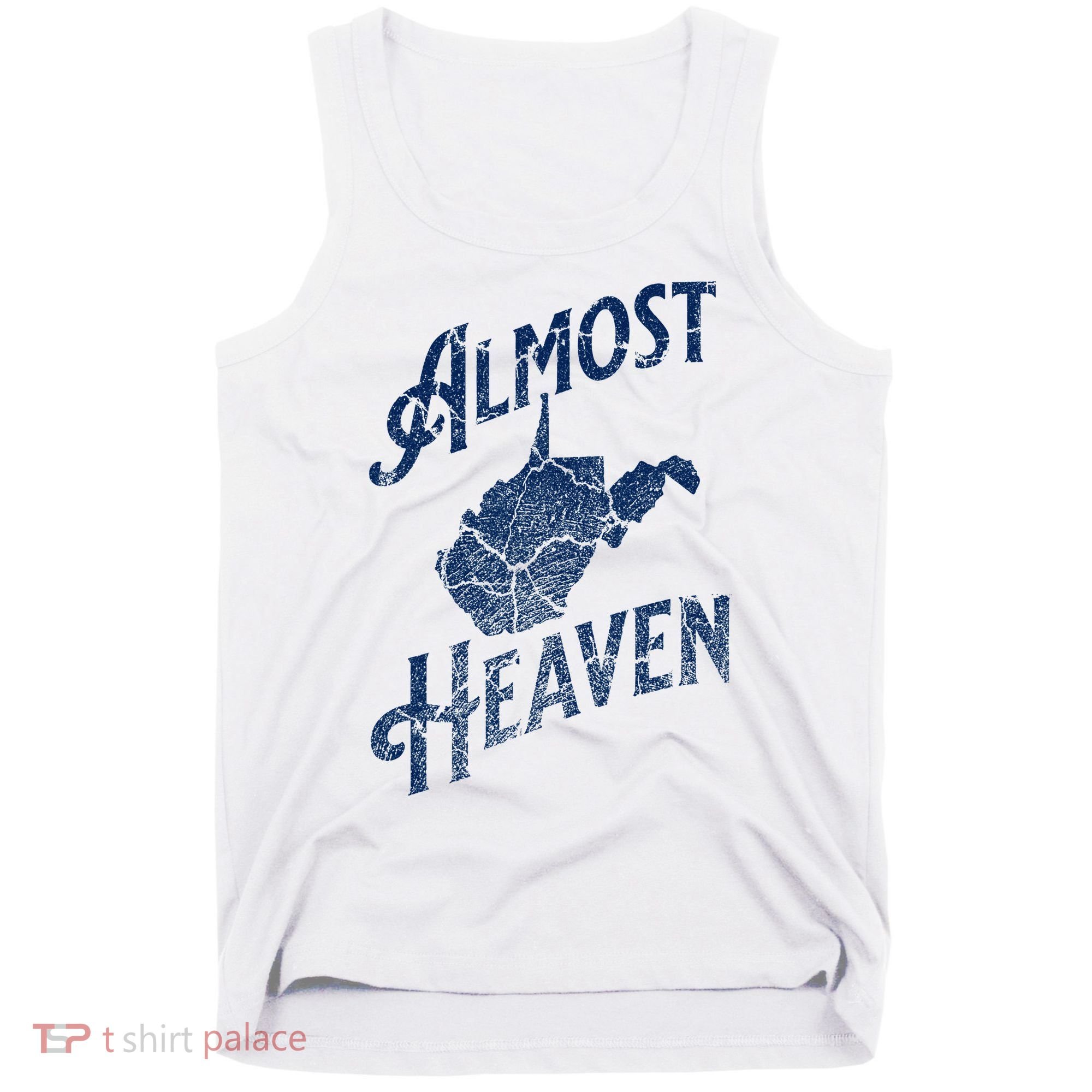 Almost Heaven Home West Virginia Map 304 Wv Tank Top
