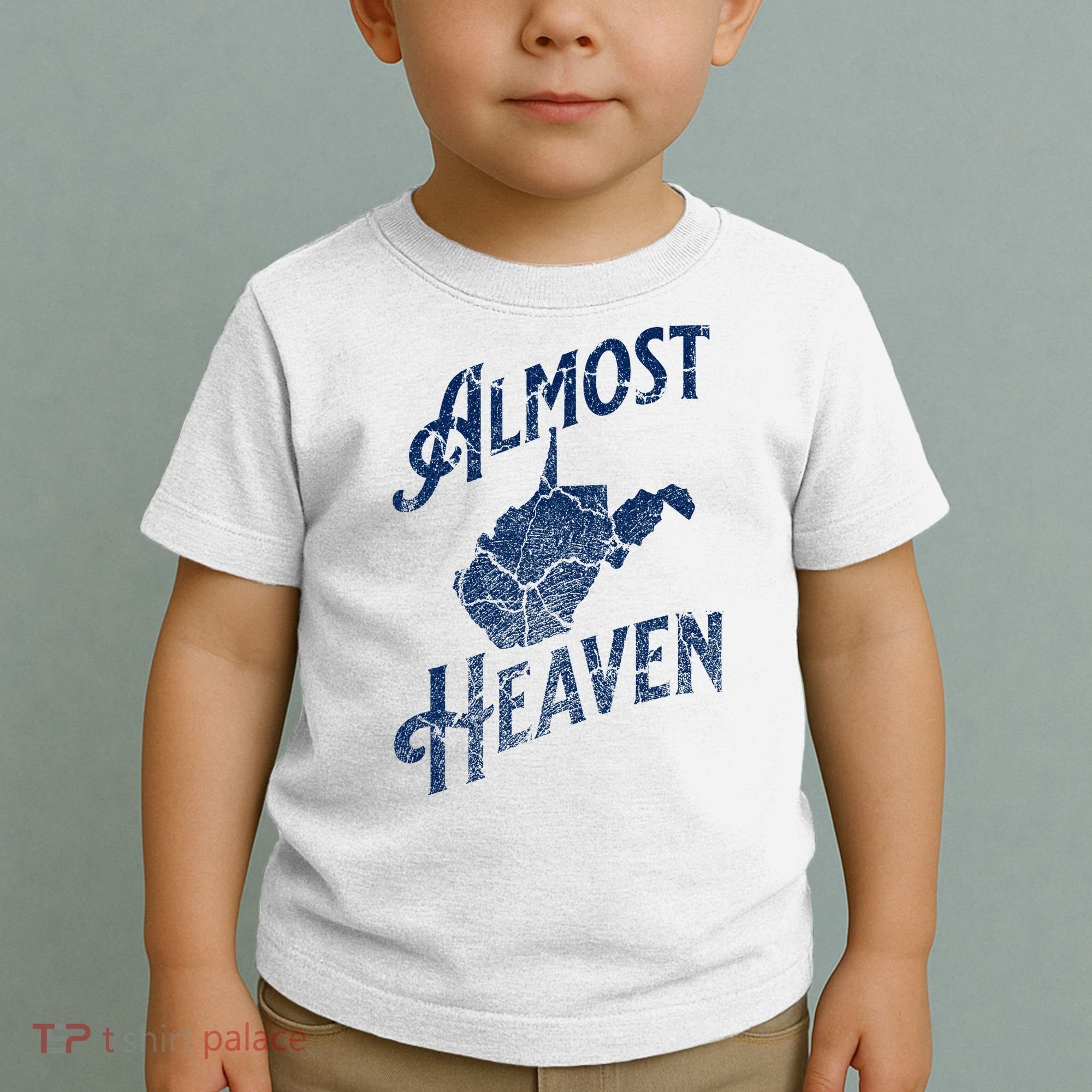 Almost Heaven Home West Virginia Map 304 Wv Toddler T-Shirt