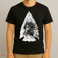 Arrowhead Hunter Indian Chief Relic Hunting Native American T-Shirt thumb 3