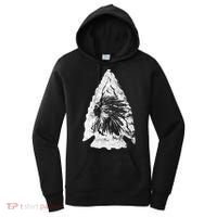 Arrowhead Hunter Indian Chief Relic Hunting Native American Women's Hoodie thumb 0