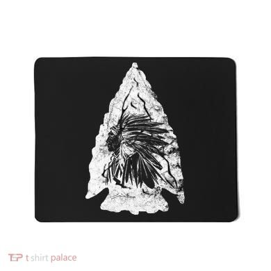 Arrowhead Hunter Indian Chief Relic Hunting Native American Mousepad