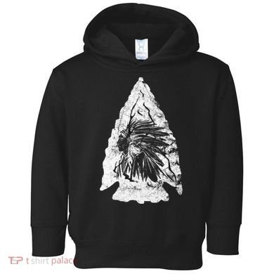 Arrowhead Hunter Indian Chief Relic Hunting Native American Toddler Hoodie