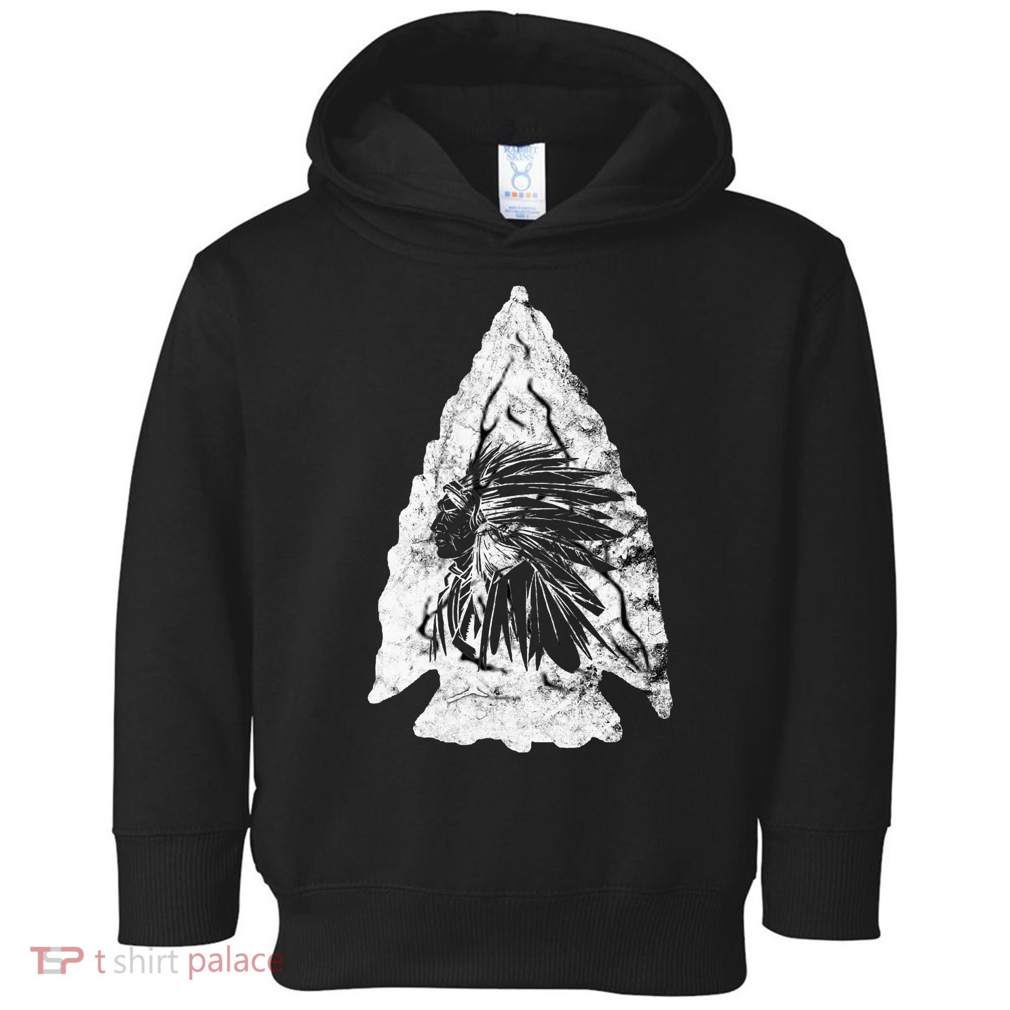 Arrowhead Hunter Indian Chief Relic Hunting Native American Toddler Hoodie