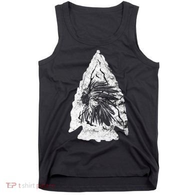 Arrowhead Hunter Indian Chief Relic Hunting Native American Tank Top